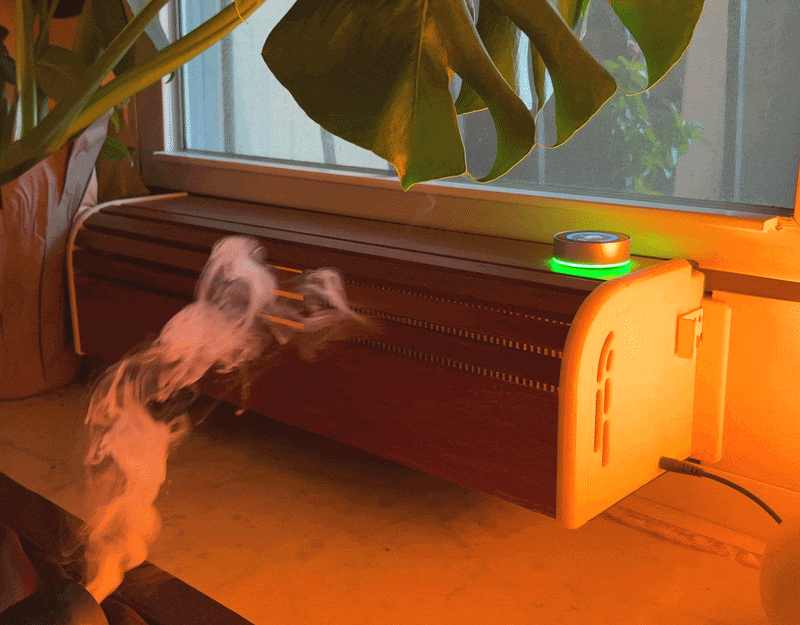 SWERV Window Mounted Energy Recovery Ventilator reducing stuffy air and smoke